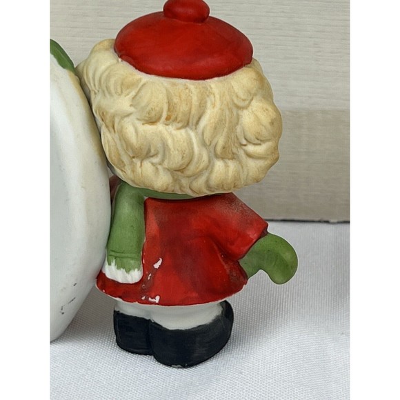 Enesco Dear God Kids "Thanks For Christmas" Figurine With Box EUC - Picture 10 of 14